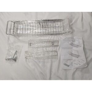 Retractable Sink Basket For‎ Extra Storage Silver Open Box